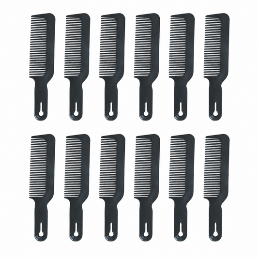 Scalpmaster 8-1/2" Flat Top Clipper Comb - Black