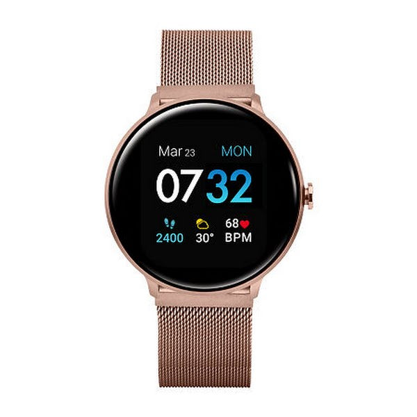 Itouch Sport 3 Smart Watch and Fitness Tracker (43mm) Rosegold Mesh