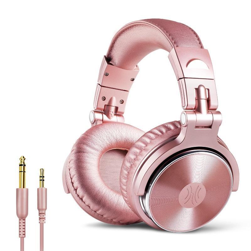 Studio ProffesionalDJ Headphones Dynamic Stereo DJ Headphone With Microphone HIFI Wired Headset Monitoring For Music Phone