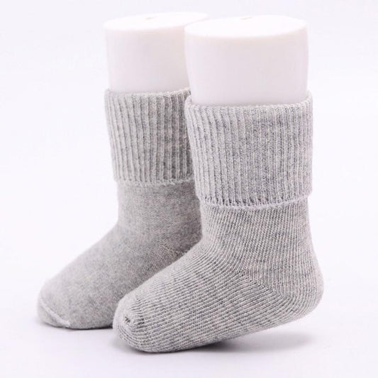 Cotton Baby Candy Color Anti Slip Soft Kids Floor Socks For Newborn Baby Boy And Girls