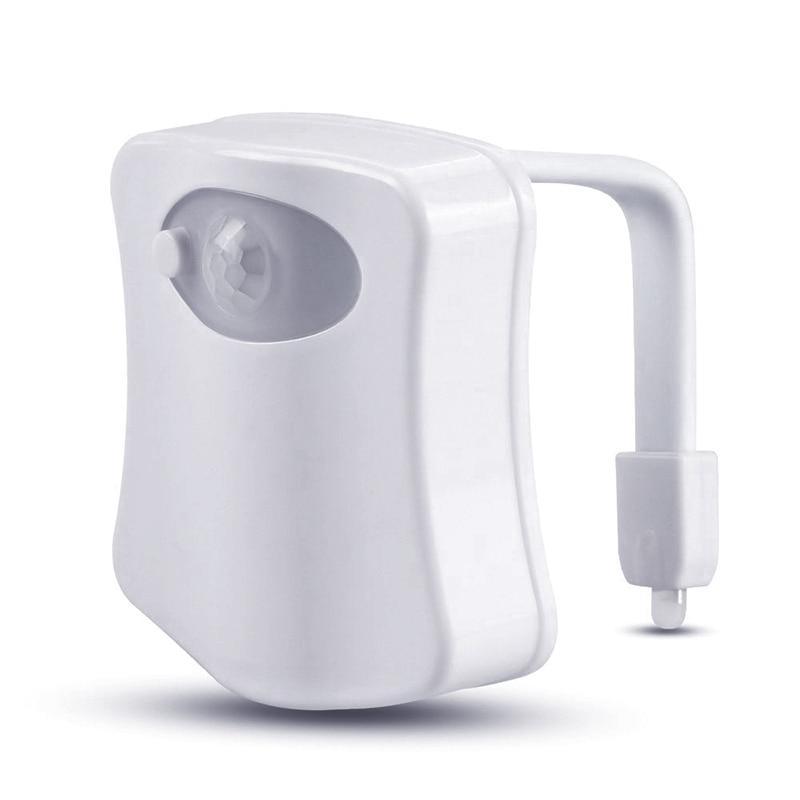LED Toilet Night Light Motion Sensor WC Light In 8 Colors Changeable Lamp