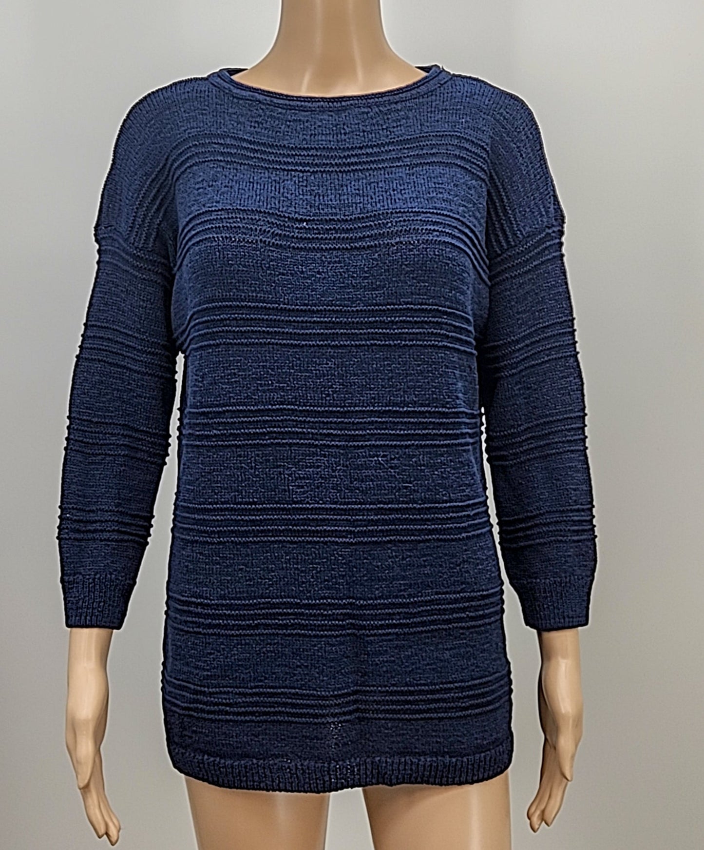 American Living Boat Neck Sweater, Navy, Size XL