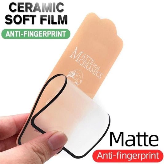 4pcs Soft Matte Ceramic Film Screen Protector for iPhone 14 13 12 Pro Max 11 XR XS X 8 7 plus SE20 Anti-broken Not Glass Film Matte Finish Tempered Glass Screen Protector for iPhone