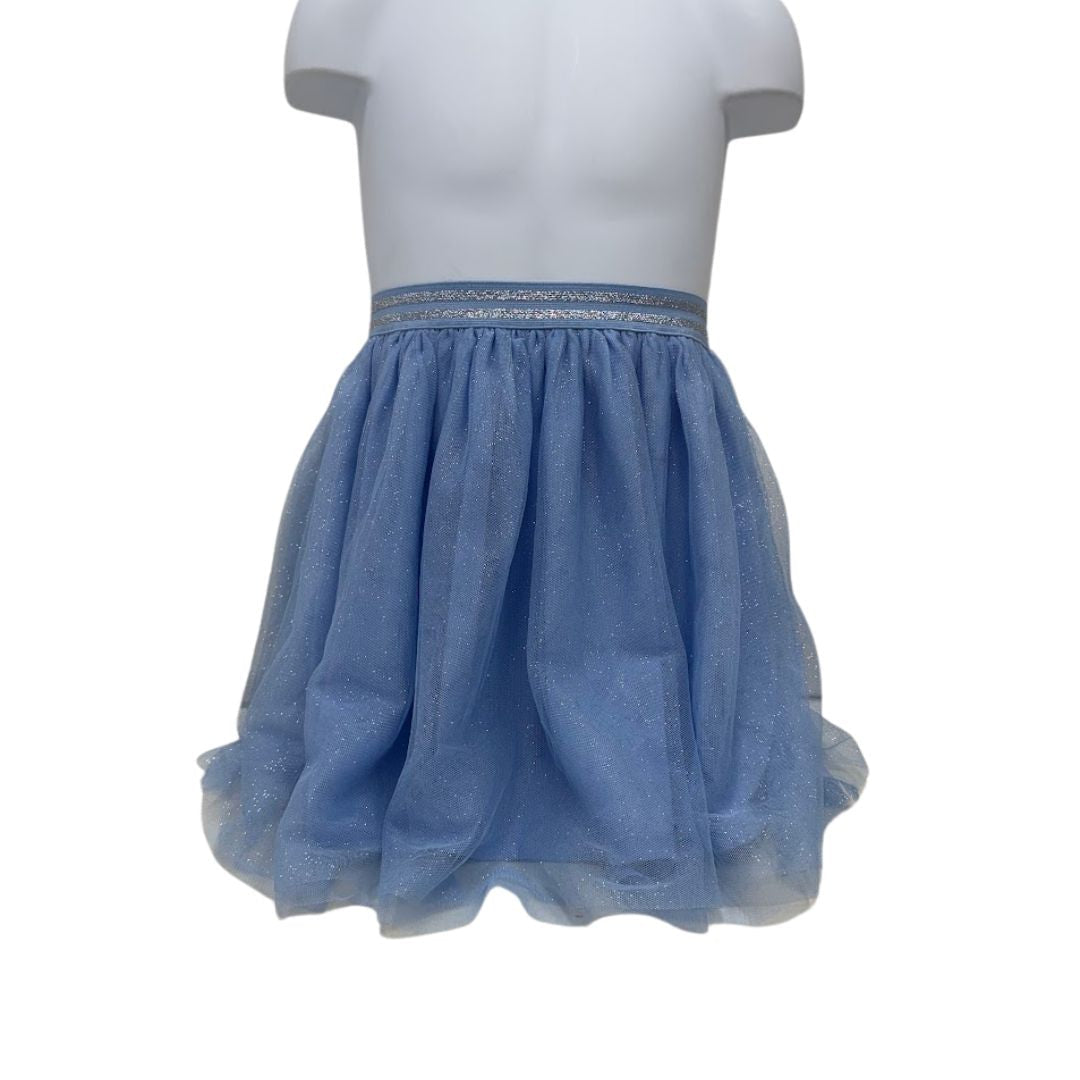 Sergent Major Girls Blue Tulle Skirt With Sequins, Size 9