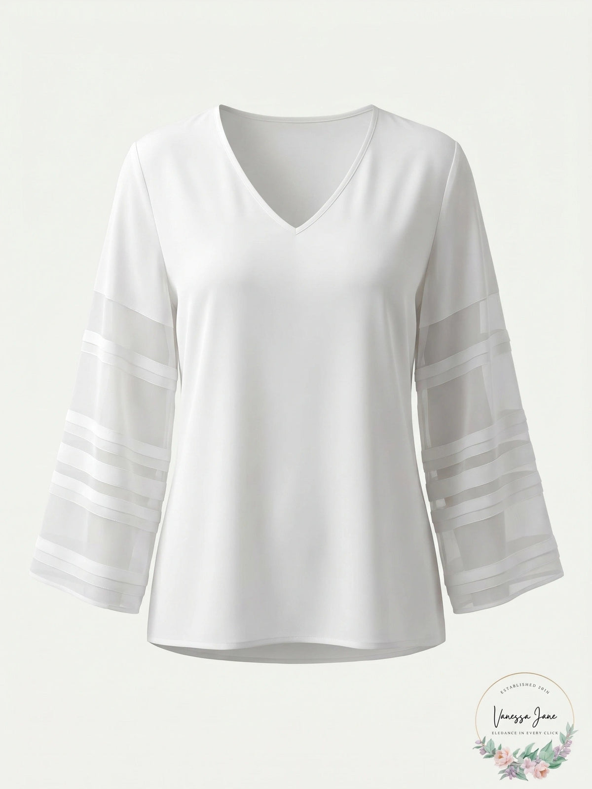 Alfani Solid Layered-Sleeve Top, Size Small