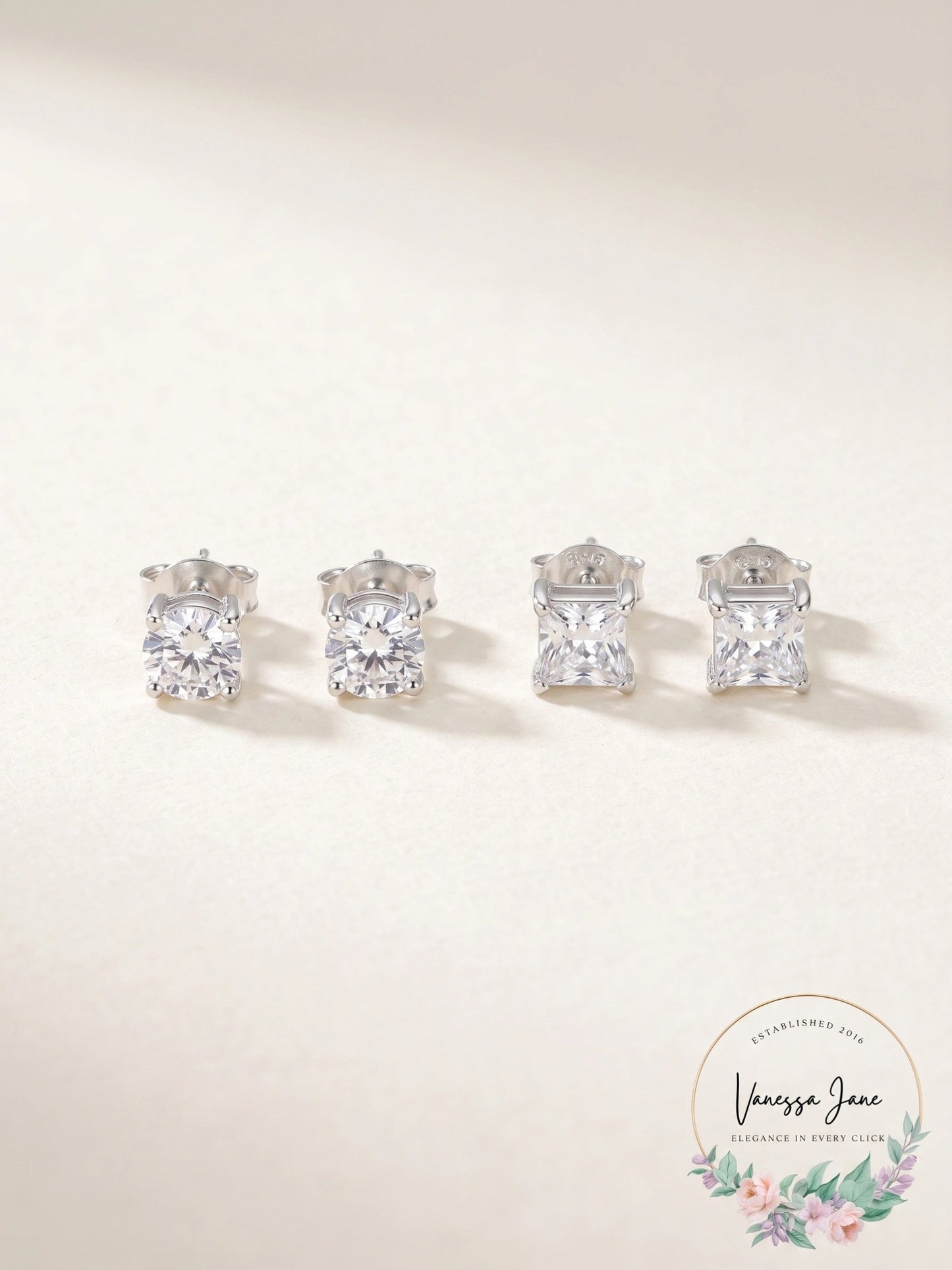 Giani Bernini 2-PC. Set Cubic Zirconia Stud Earrings in Sterling Silver