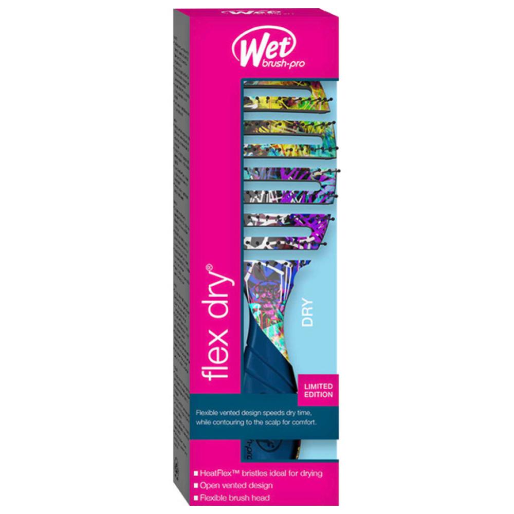 Wet Brush Pro Flex Dry Detangler - Street Art Blue