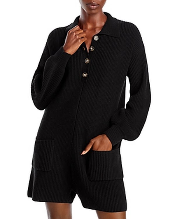 Aqua Women's Knit Romper
