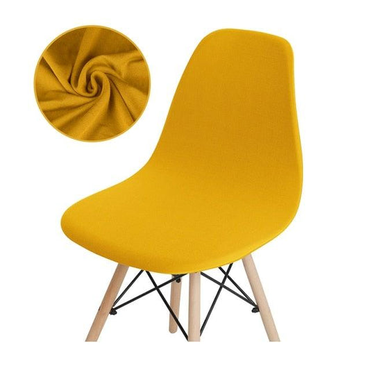 Avangarde Style Printed Seat Cover For Shell Chair Armless Shell Chair Cover Banquet Home Slipcover Elastic Removable Stretch High Back For Sofa Armchairs