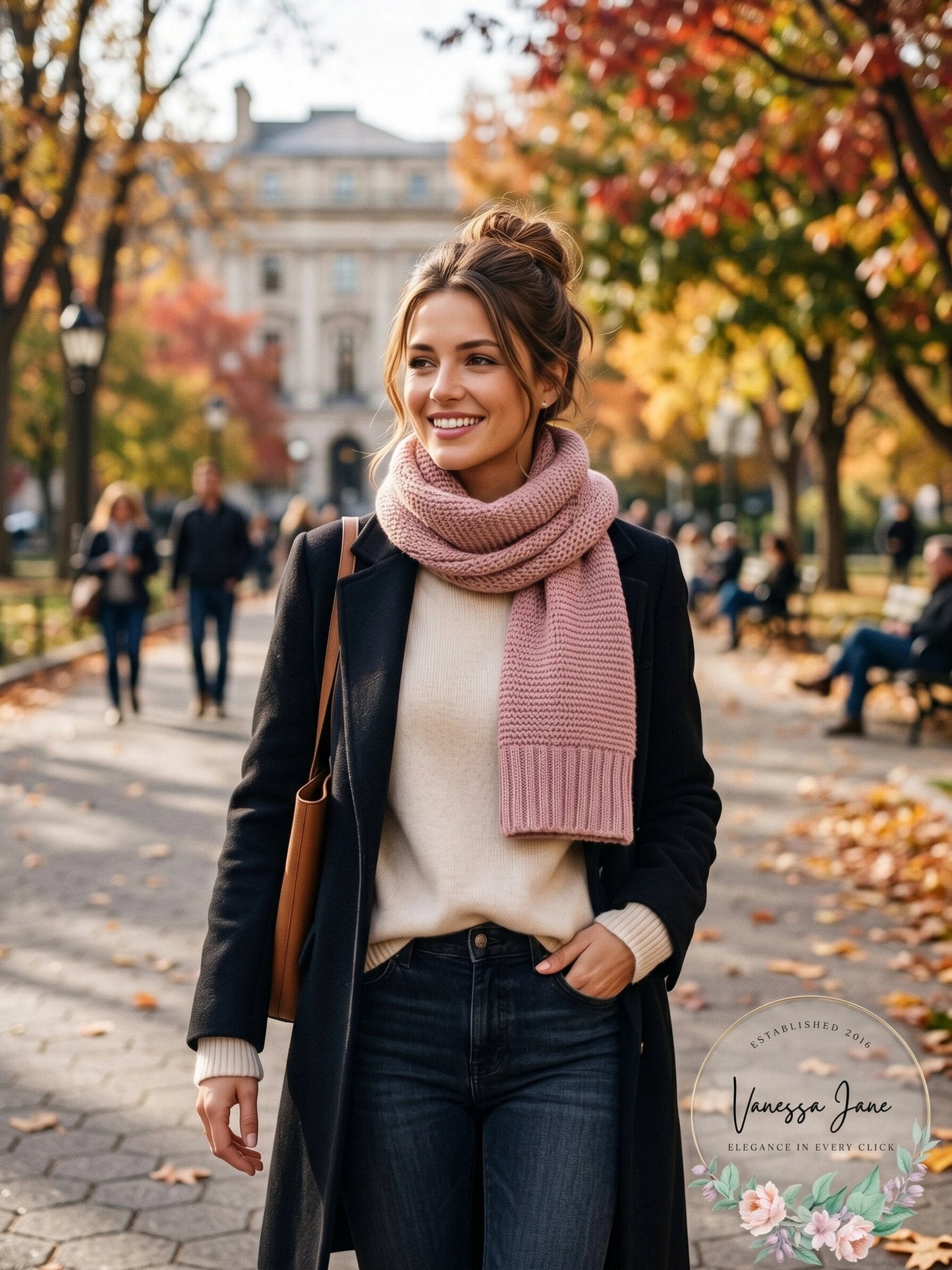 INC Womens Acrylic Scarf