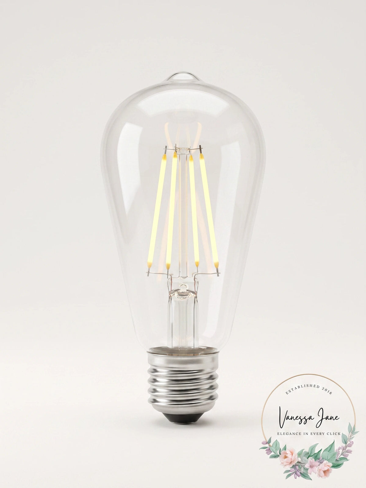 Progress Lighting Single 7 Watt Dimmable ST19 Medium (E26) LED Bulb