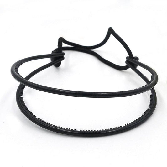 New Double Root Hair Hoop Head Band Adjustable Hair Clips Women Hoop Elastic Rubber Bands Ring Hair Styling Tools Hair Braider For Women Hair Styling