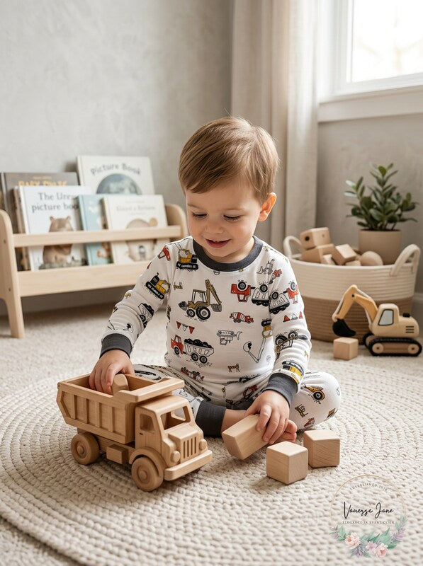 Carter's Toddler Boy Carters Construction Pajama Top/Size 24M