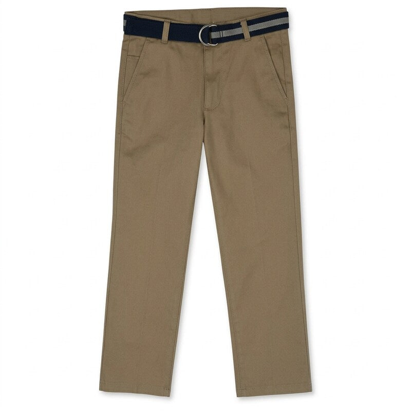 Nautica Boys Logan Belted Twill Pants, Size 8
