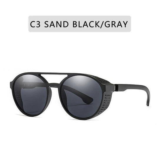 Round Vintage Sunglasses Retro Eyewear For Men Women Classic Sunglasses For Women & Men Retro Style Goggles In Round Shape Flip Up Driving Glasses Vintage Style & Fashionable Eyewear