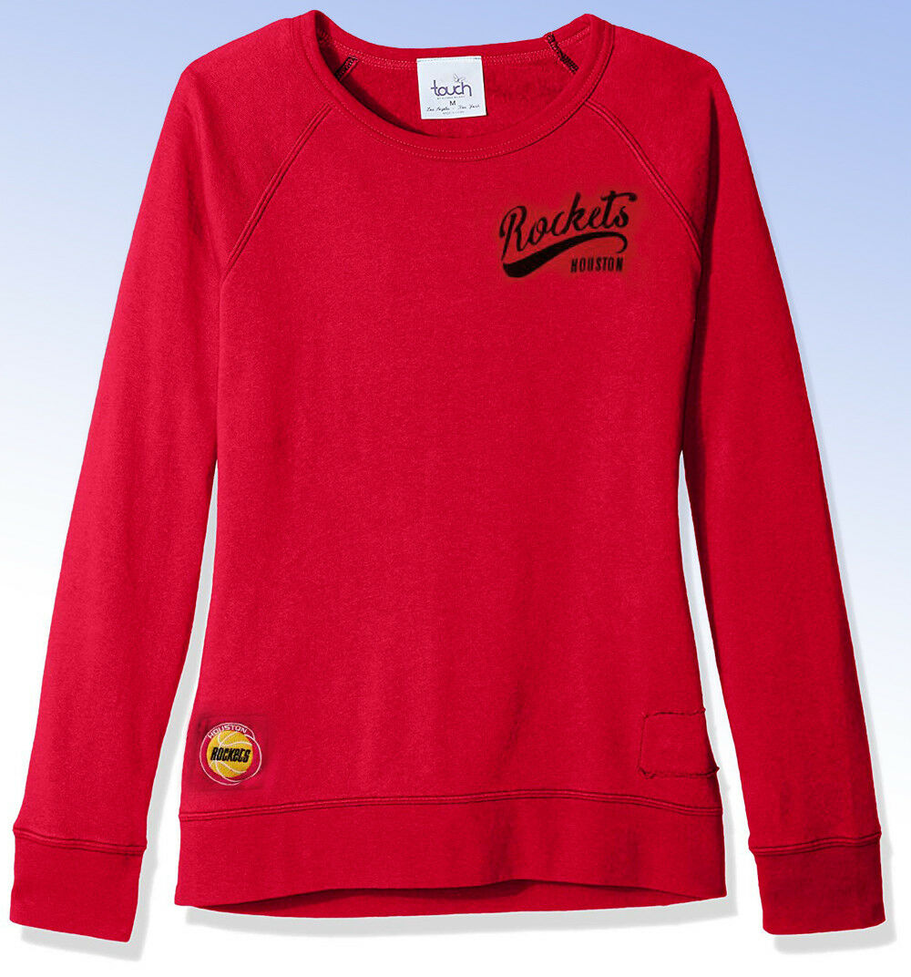 TOUCH by Alyssa Milano Womens NBA Houston Rockets Sweatshirt, Size Large