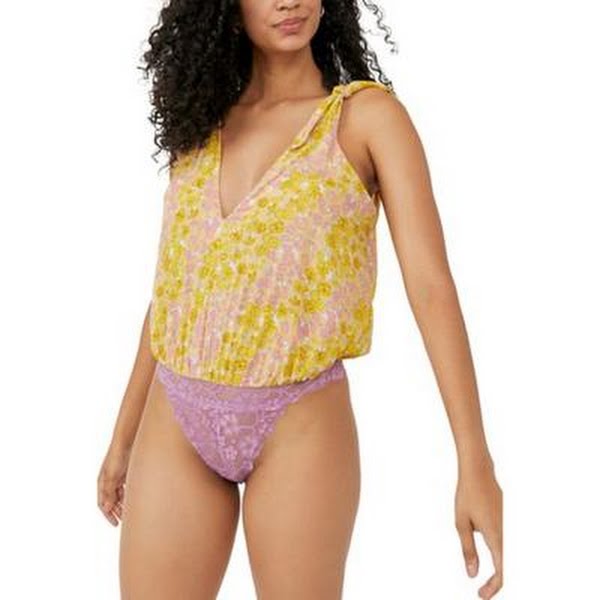 Free People Bare It All Bodysuit, Size XS