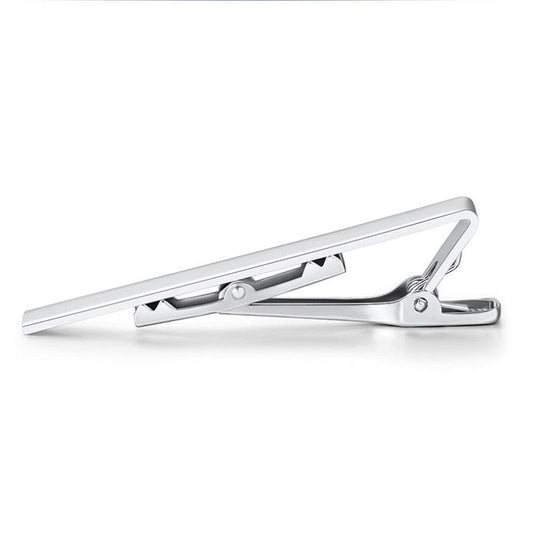 Simple Tie Clip Men Metal Copper Necktie Bar Clip Gold Silver Black 3 Bright Colors Best Gifts For Your Father Lover And Friends Simple Classic Bar Clasp Practical Necktie Accessories Fashion Men Tie Clips Luxury Clothing Jewelry