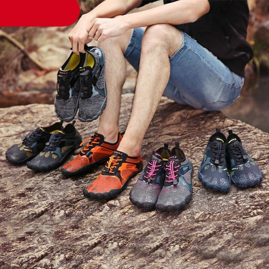 Summer Outdoor Mens Sports Water Shoes Non-Slip Beach Shoes Barefoot Upstream Shoes Quick-Dry Aqua Sock Barefoot For Beach Swim River Pool Lake Hiking Kayaking Surfing
