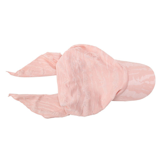 Women's Multi-Color Fashion Baseball Cap – Frayed Edge Boho Beanie with Feather Detail(MH113)