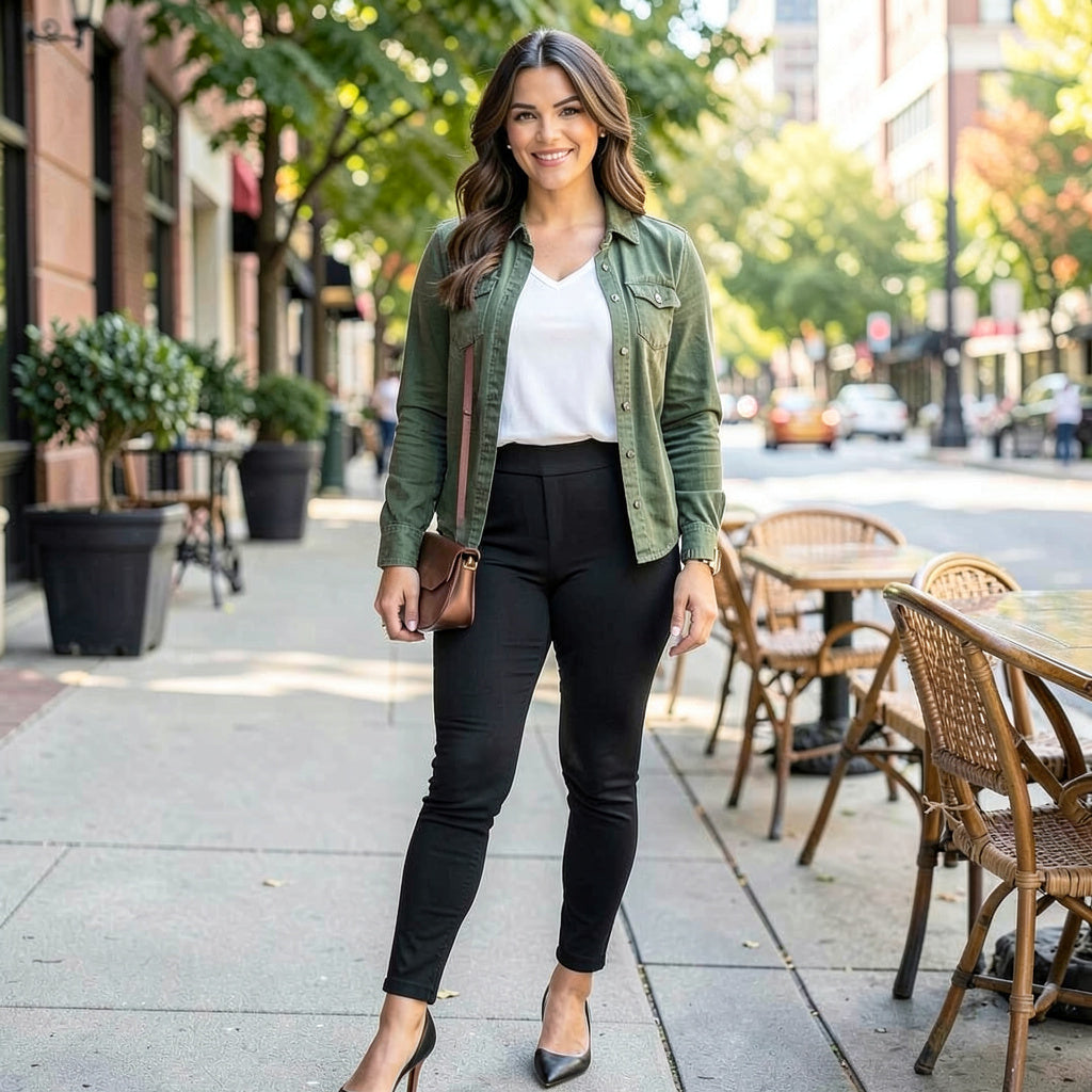 Celebrity Pink Regular Pull-on Black Skinny Pants-Size XL