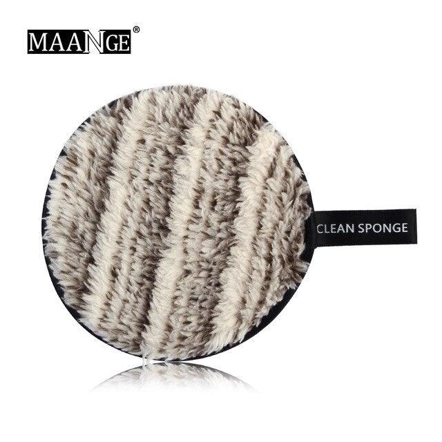 1/3PCS New Makeup Removal Sponge Flutter Wash Cotton Flapping Reusable Wet Sponge Face Puff Soft Natural Cleaner Premium Microfiber Cloth