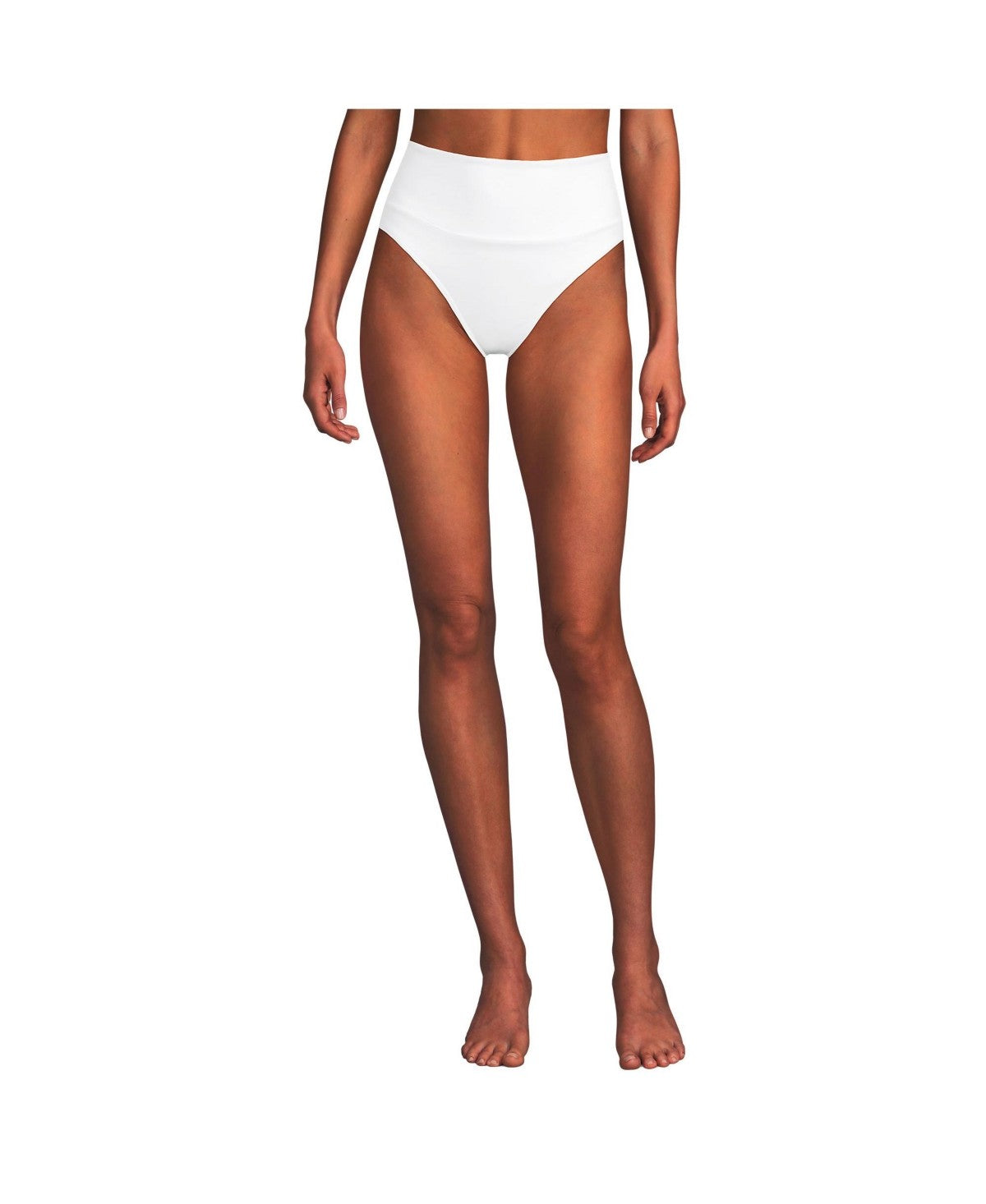 Lands End High Waisted High Leg Bikini Bottoms