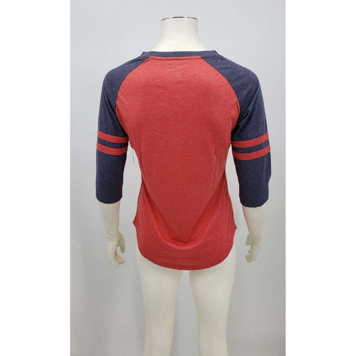 Champion NCAA Mississippi Old Miss Rebels Womens Poly+ Raglan Tee, Size Medium