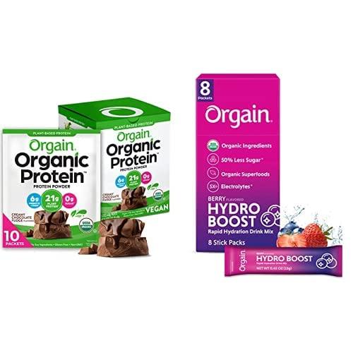 Organic Vegan Protein Powder — Creamy Chocolate Fudge Blend