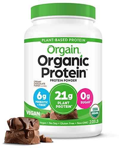 Organic Vegan Protein Powder — Creamy Chocolate Fudge Blend