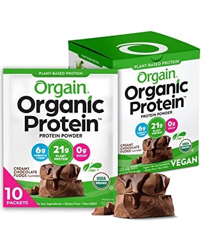Organic Vegan Protein Powder — Creamy Chocolate Fudge Blend