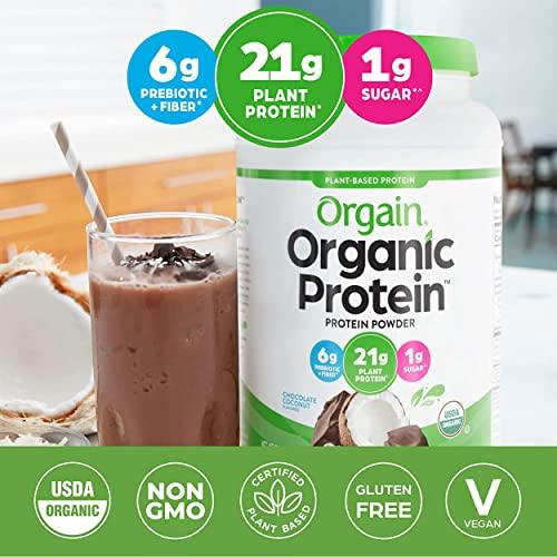 Organic Vegan Protein Powder — Creamy Chocolate Fudge Blend