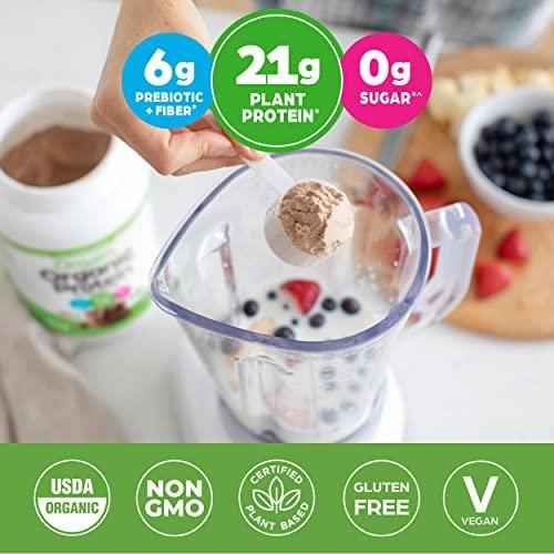 Organic Vegan Protein Powder — Creamy Chocolate Fudge Blend