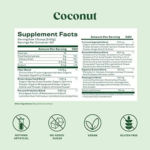 Organic Super Greens Powder — Energy & Glow Superfood Blend