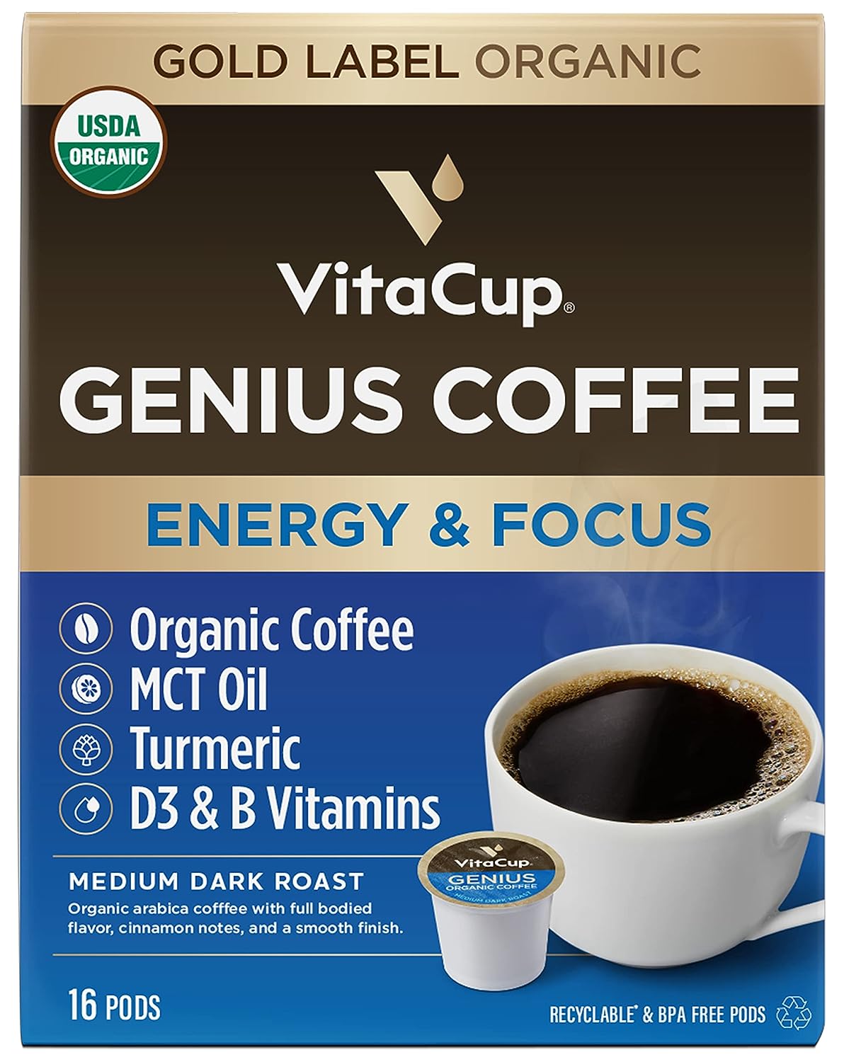 Slim Organic Coffee Pods — Metabolism-Boosting Morning Blend