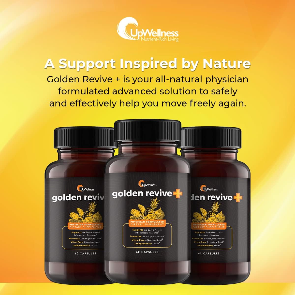 Golden Revive+ Joint & Muscle Support Supplement