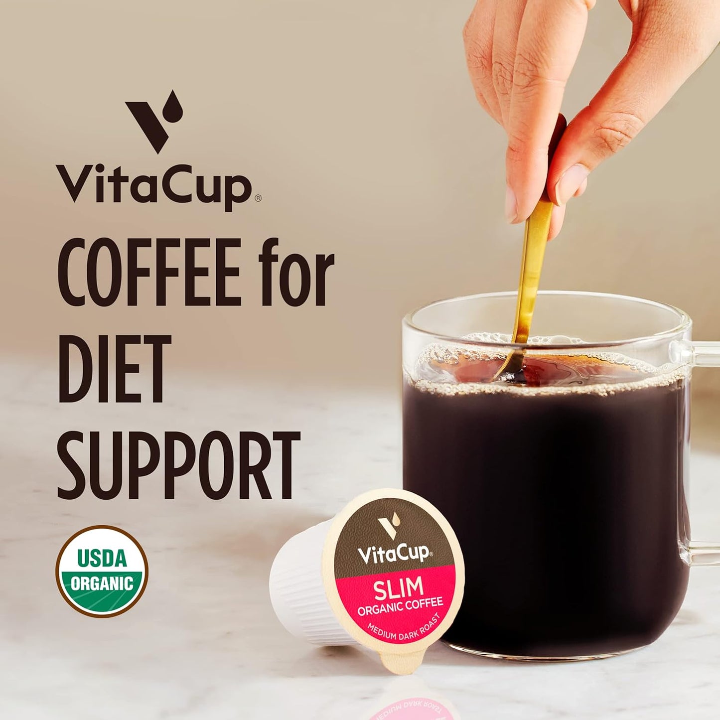 Slim Organic Coffee Pods — Metabolism-Boosting Morning Blend