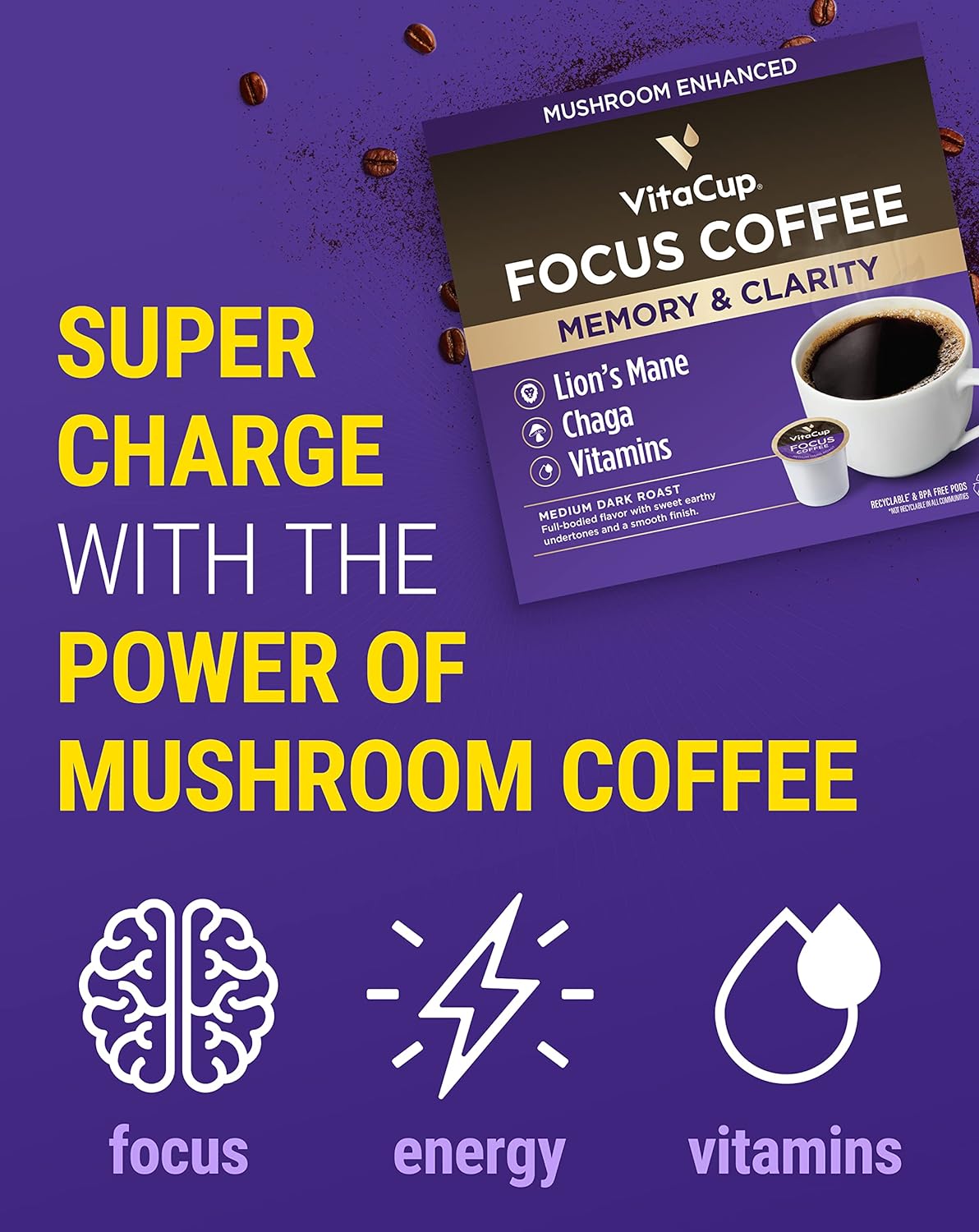 Slim Organic Coffee Pods — Metabolism-Boosting Morning Blend