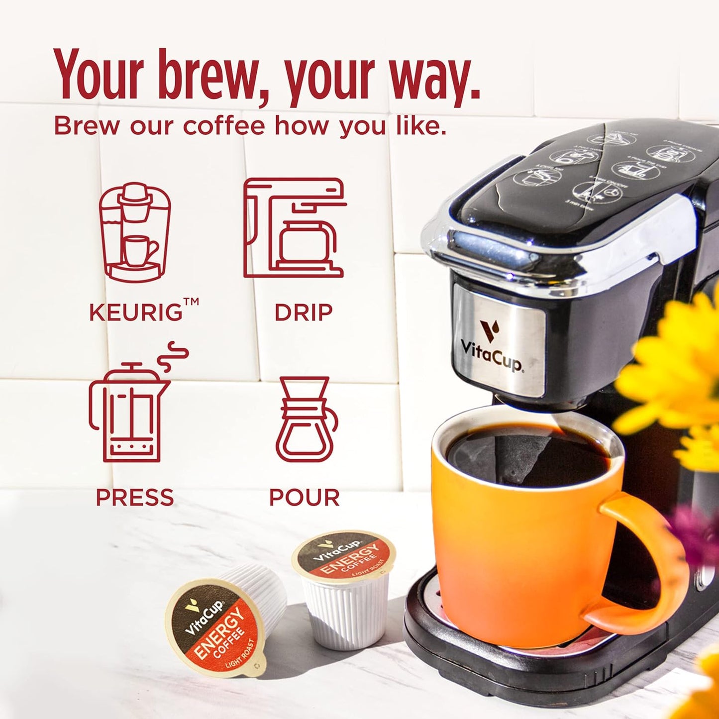 Slim Organic Coffee Pods — Metabolism-Boosting Morning Blend