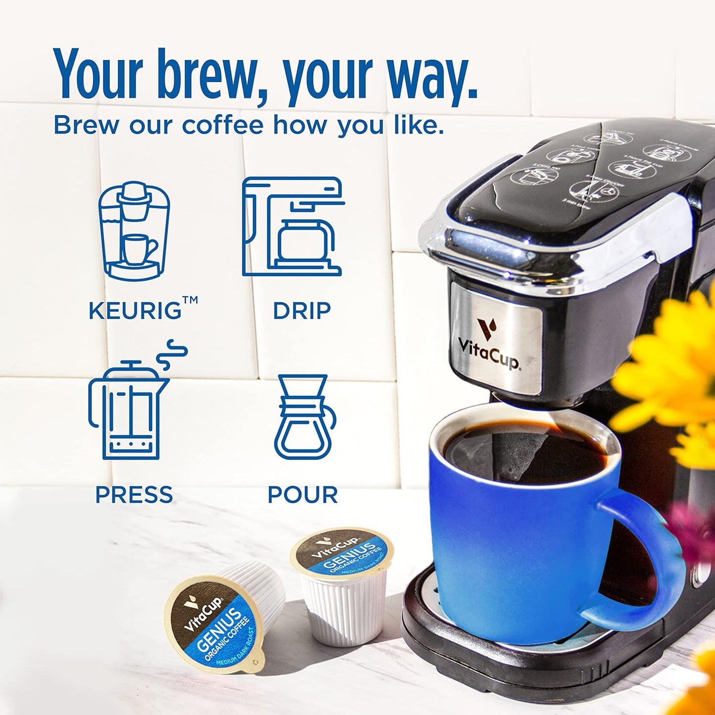 Slim Organic Coffee Pods — Metabolism-Boosting Morning Blend