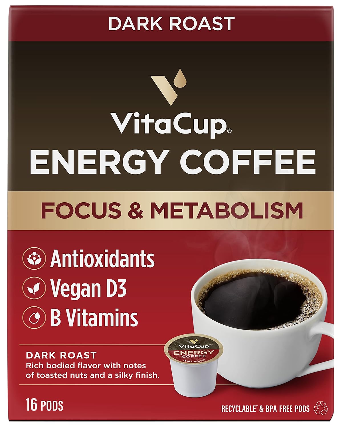 Slim Organic Coffee Pods — Metabolism-Boosting Morning Blend