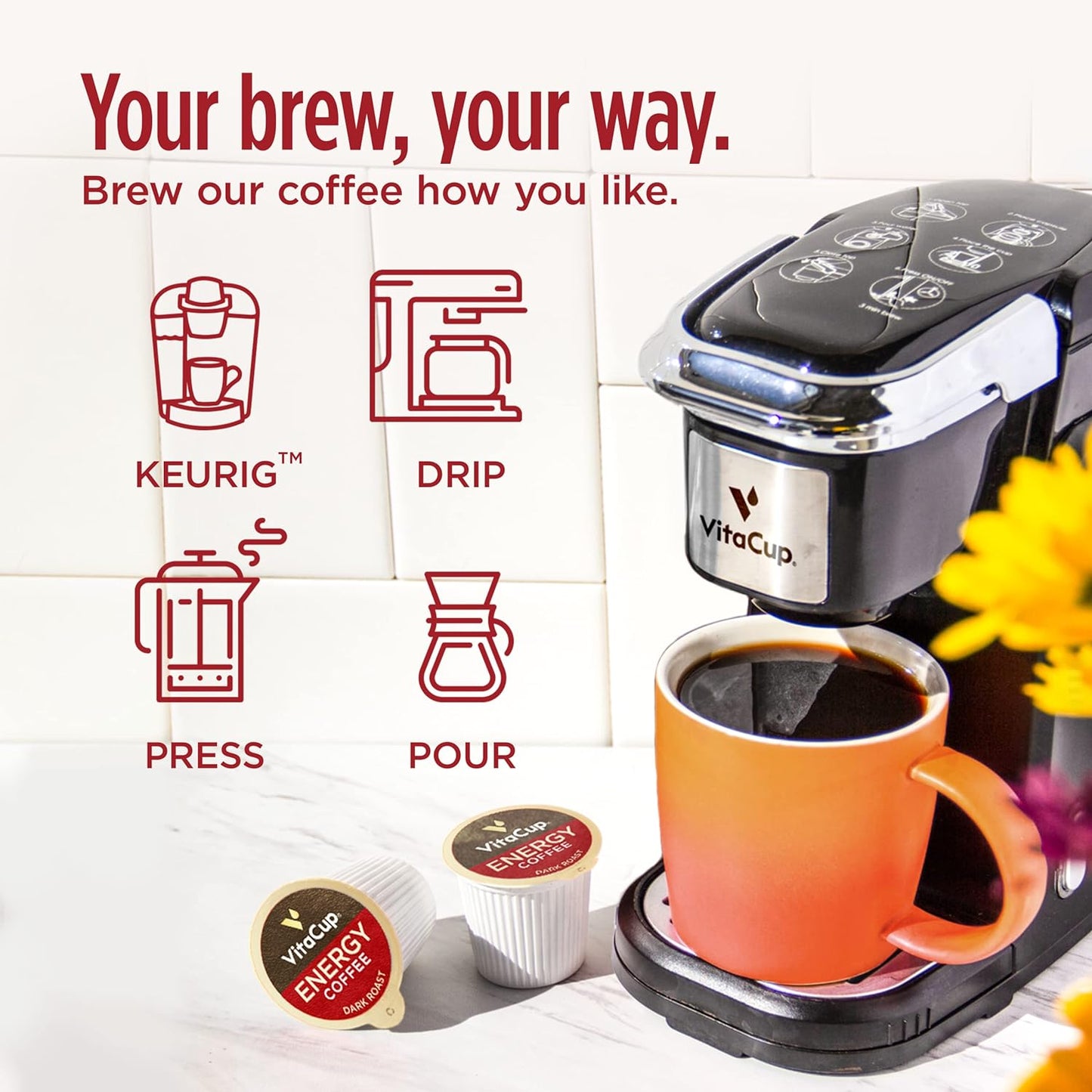 Slim Organic Coffee Pods — Metabolism-Boosting Morning Blend