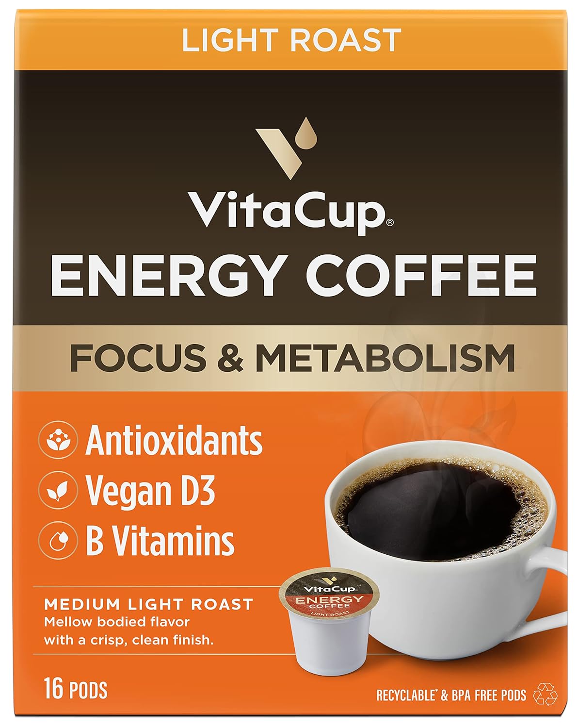 Slim Organic Coffee Pods — Metabolism-Boosting Morning Blend