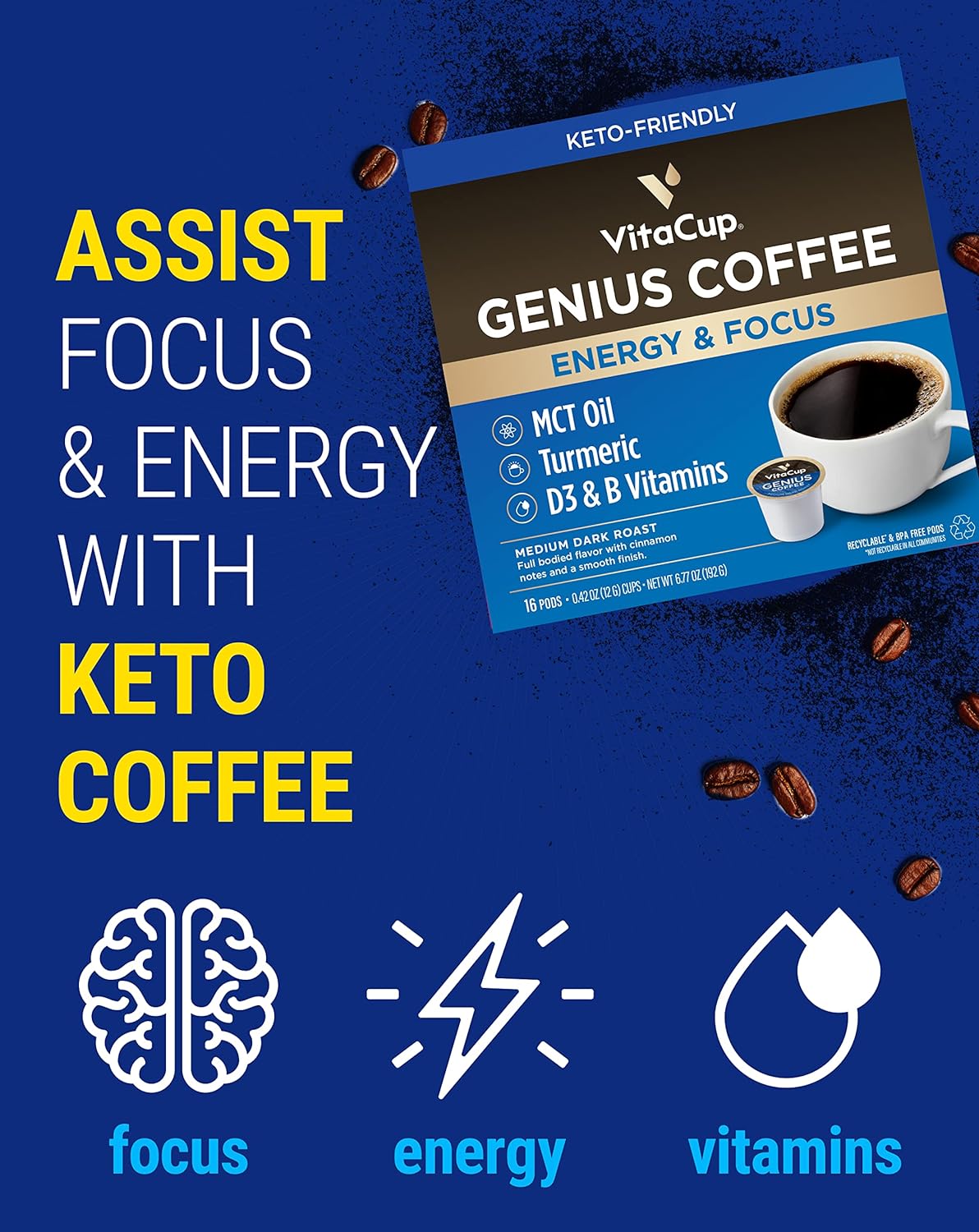 Slim Organic Coffee Pods — Metabolism-Boosting Morning Blend