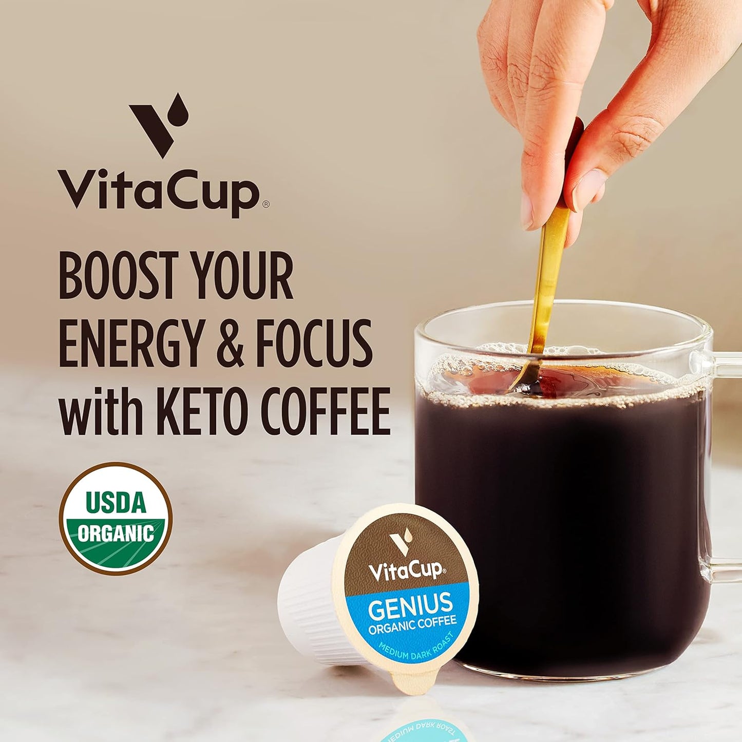 Slim Organic Coffee Pods — Metabolism-Boosting Morning Blend