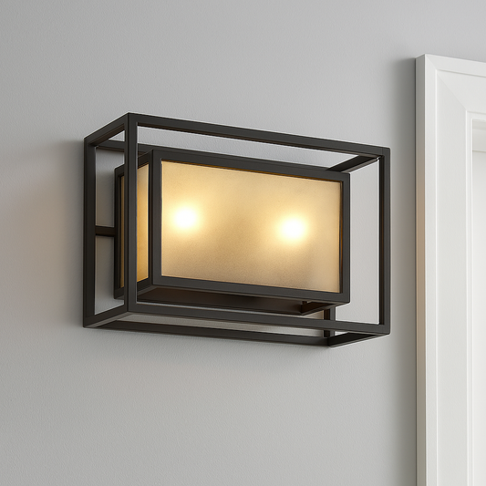 World Imports 4182-55 Hilden Collection 2-Light Wall Sconce, Aged Bronze