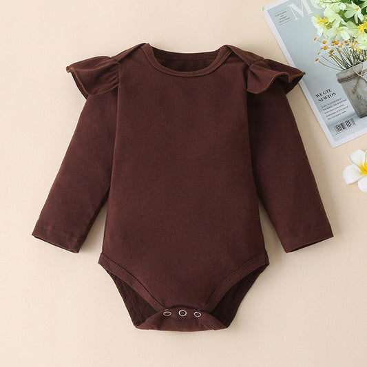 2 Pcs Newborn Baby Girls Clothes Set Romper Tops Suspender Skirt Dress Thanksgiving Winter Outfits