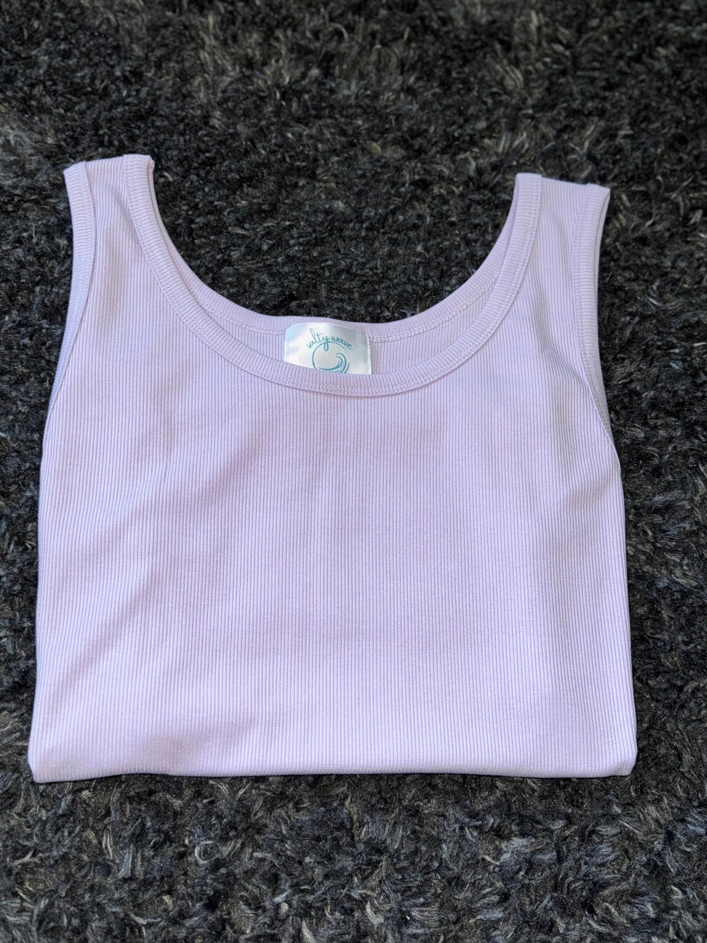 Hold Tight Tank Top in Lavender