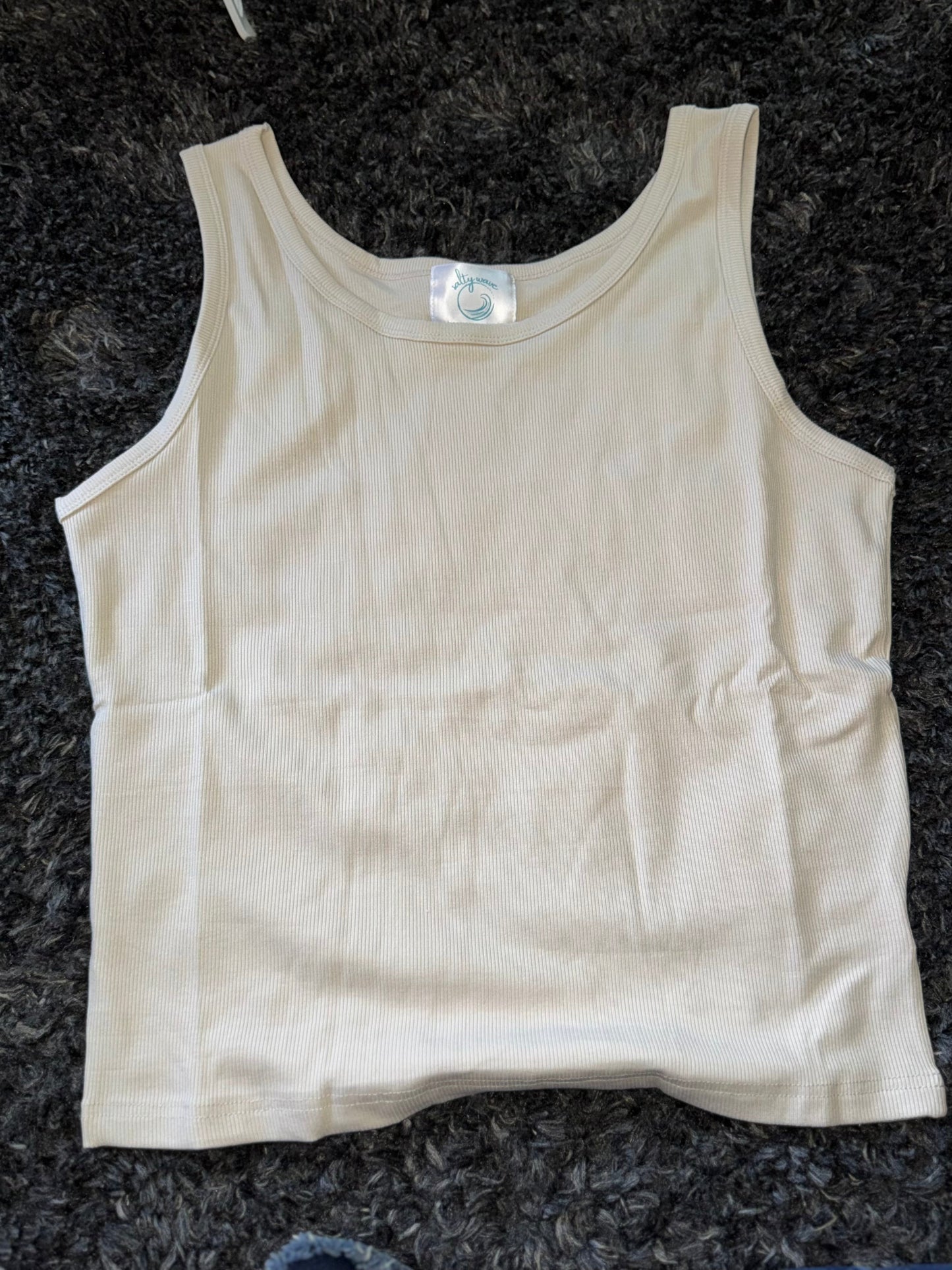 Hold Tight Tank Top in Sand Beige