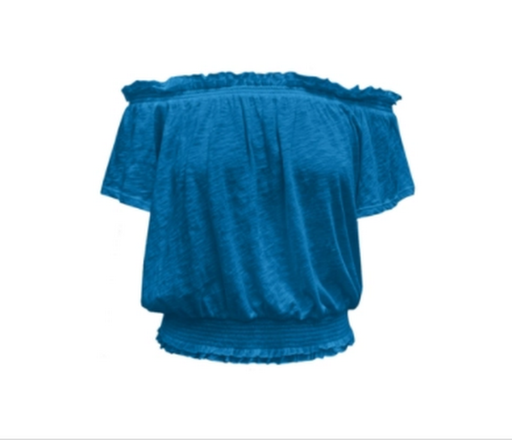 Inc International Concepts Womens Regular Cotton Smocked Peasant Top, Size XL